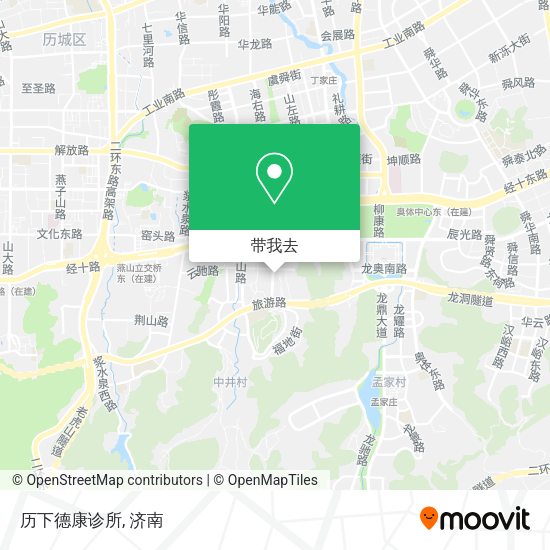 历下德康诊所地图