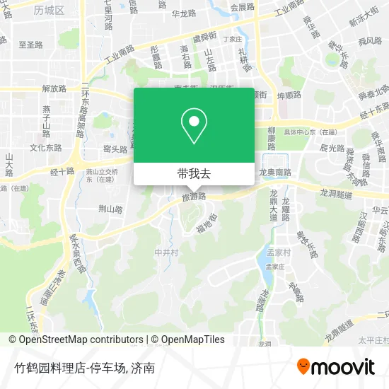 竹鹤园料理店-停车场地图
