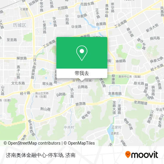 济南奥体金融中心-停车场地图