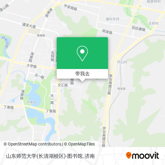 山东师范大学(长清湖校区)-图书馆地图