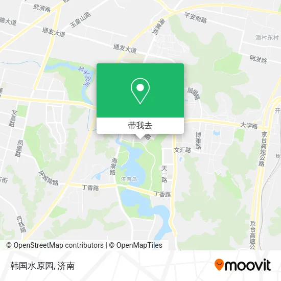 韩国水原园地图