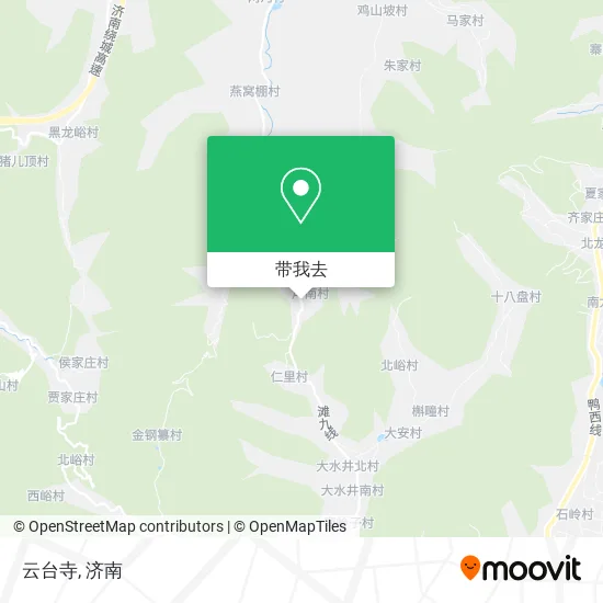 云台寺地图