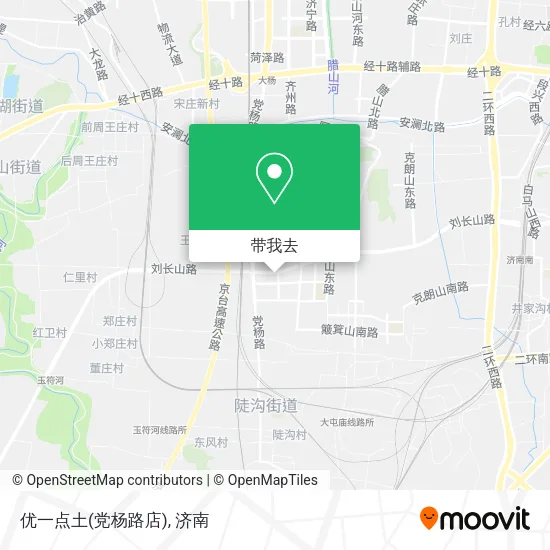 优一点土(党杨路店)地图