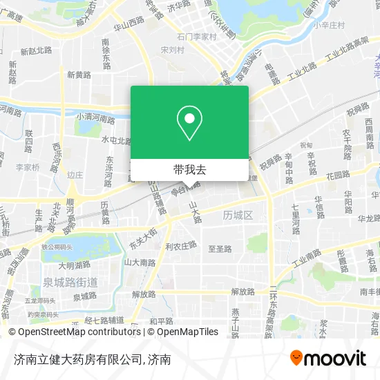济南立健大药房有限公司地图