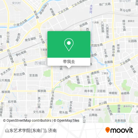 山东艺术学院(东南门)地图