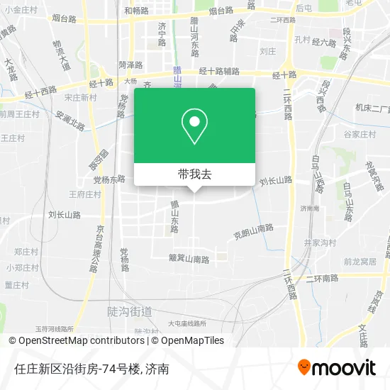任庄新区沿街房-74号楼地图