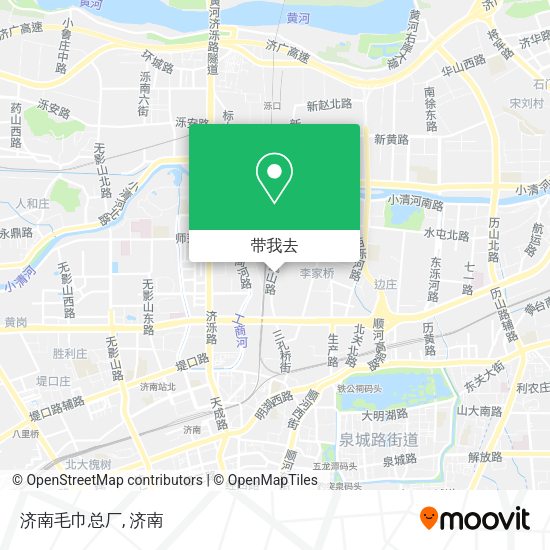 济南毛巾总厂地图