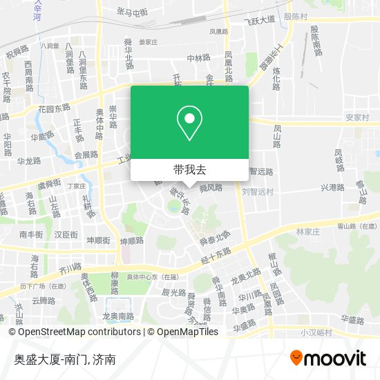 奥盛大厦-南门地图