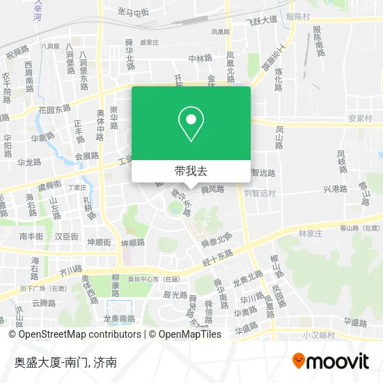 奥盛大厦-南门地图