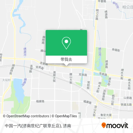 中国一汽(济南世纪广联章丘店)地图