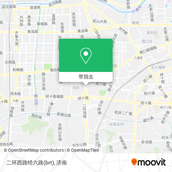 二环西路经六路(brt)地图