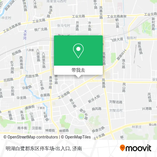 明湖白鹭郡东区停车场-出入口地图