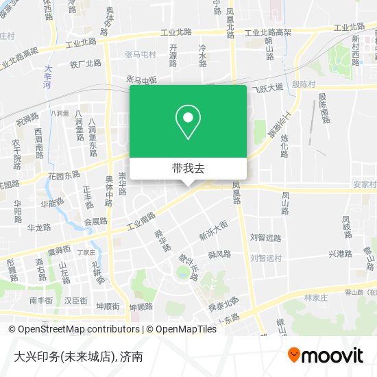 大兴印务(未来城店)地图
