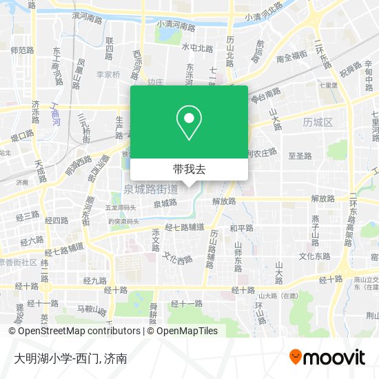 大明湖小学-西门地图