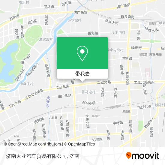 济南大亚汽车贸易有限公司地图