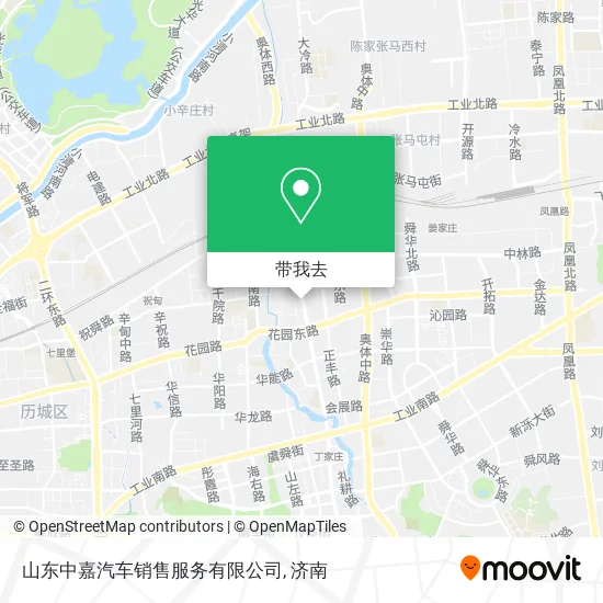 山东中嘉汽车销售服务有限公司地图