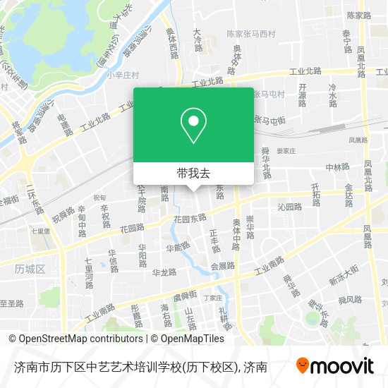 济南市历下区中艺艺术培训学校(历下校区)地图