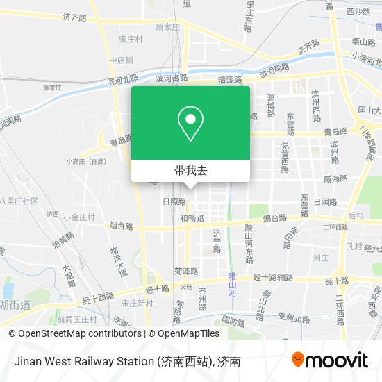 Jinan West Railway Station (济南西站)地图