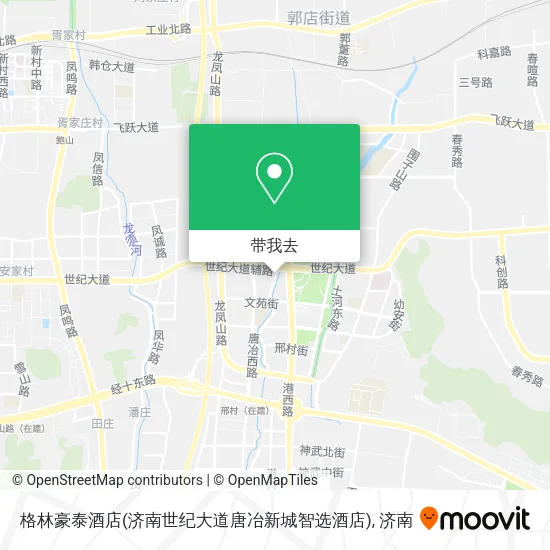 格林豪泰酒店(济南世纪大道唐冶新城智选酒店)地图