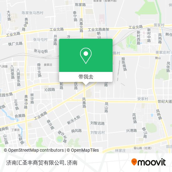 济南汇圣丰商贸有限公司地图