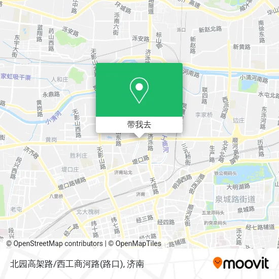 北园高架路/西工商河路(路口)地图