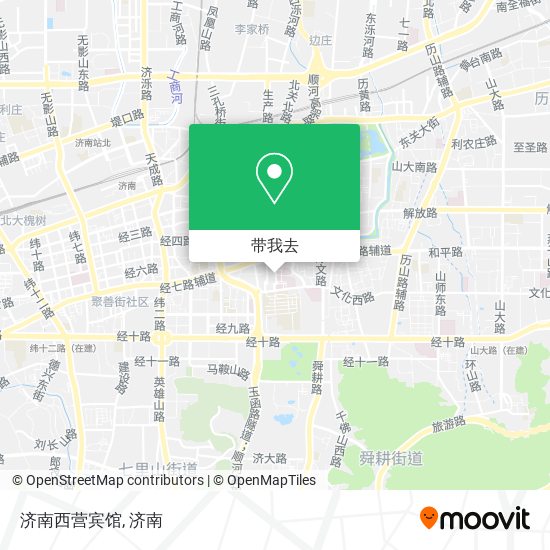济南西营宾馆地图