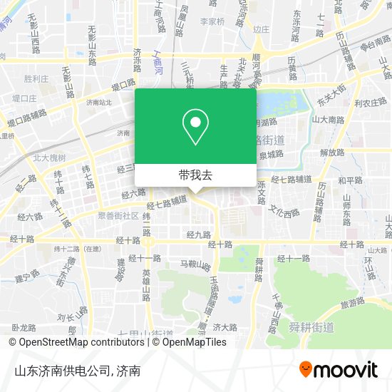 山东济南供电公司地图