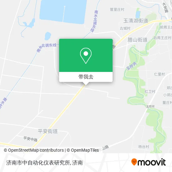 济南市中自动化仪表研究所地图