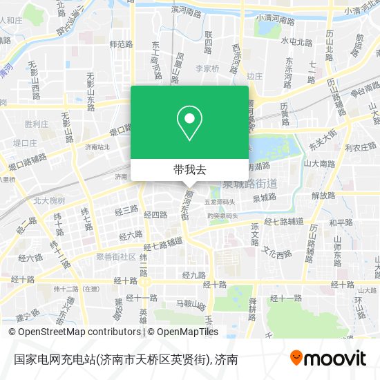 国家电网充电站(济南市天桥区英贤街)地图