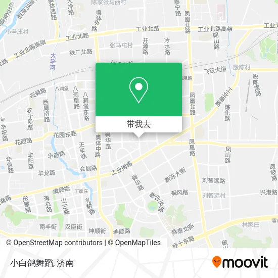 小白鸽舞蹈地图