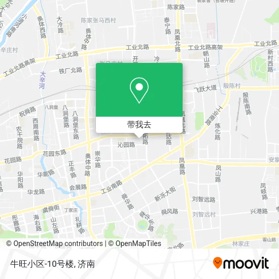 牛旺小区-10号楼地图