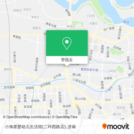 小海星婴幼儿生活馆(二环西路店)地图