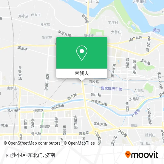 西沙小区-东北门地图
