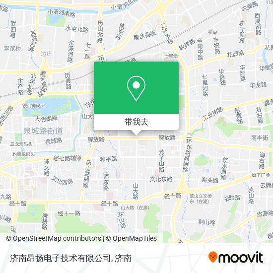 济南昂扬电子技术有限公司地图