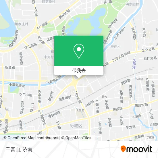 千富山地图