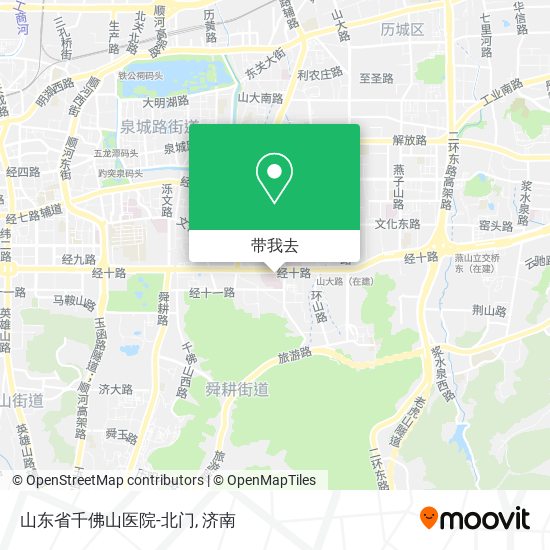 山东省千佛山医院-北门地图