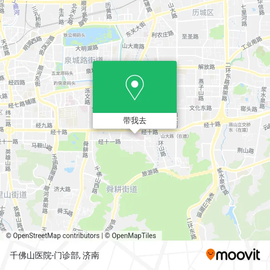 千佛山医院-门诊部地图