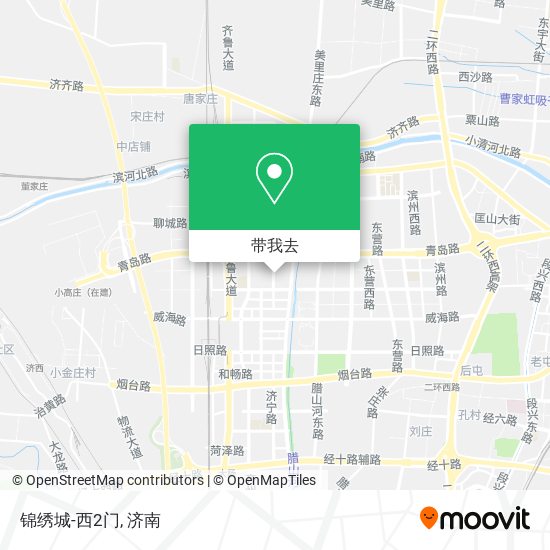 锦绣城-西2门地图