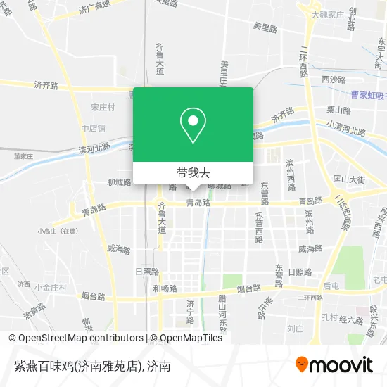 紫燕百味鸡(济南雅苑店)地图