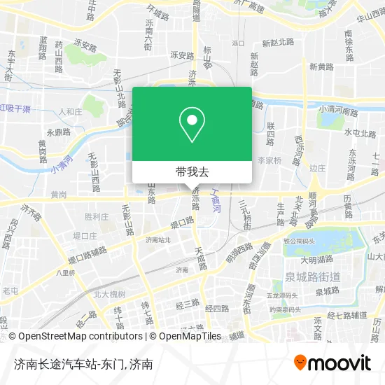 济南长途汽车站-东门地图