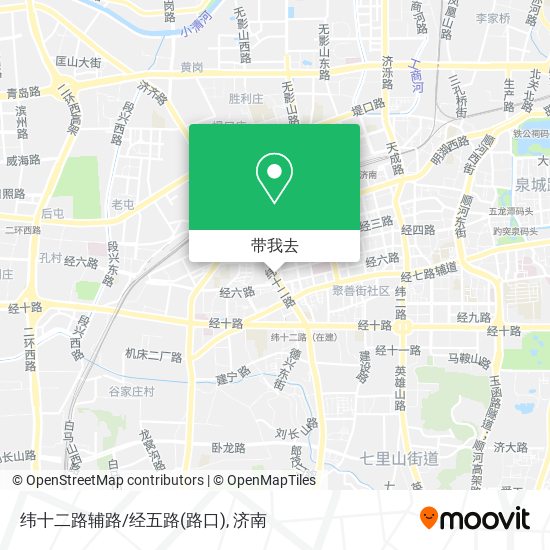 纬十二路辅路/经五路(路口)地图