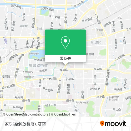 家乐福(解放桥店)地图