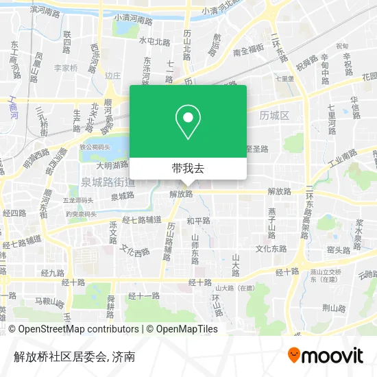 解放桥社区居委会地图