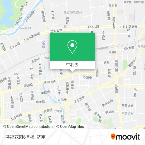 盛福花园6号楼地图