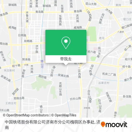 中国铁塔股份有限公司济南市分公司槐萌区办事处地图