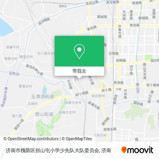 济南市槐荫区担山屯小学少先队大队委员会地图