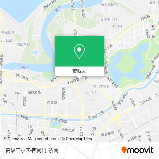 高墙王小区-西南门地图