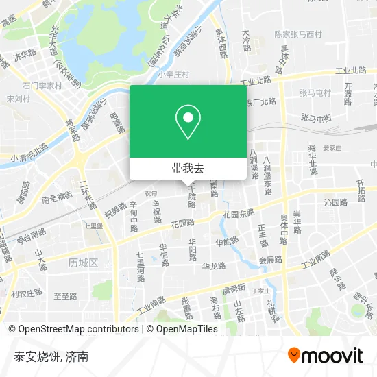 泰安烧饼地图