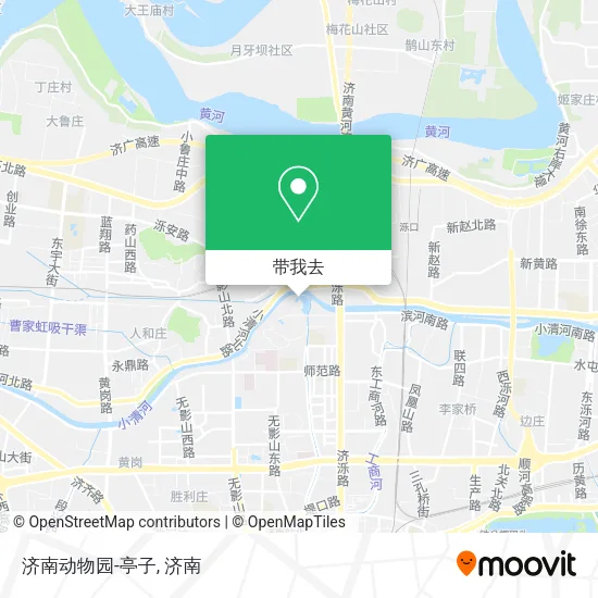 济南动物园-亭子地图