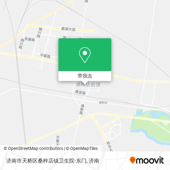 济南市天桥区桑梓店镇卫生院-东门地图